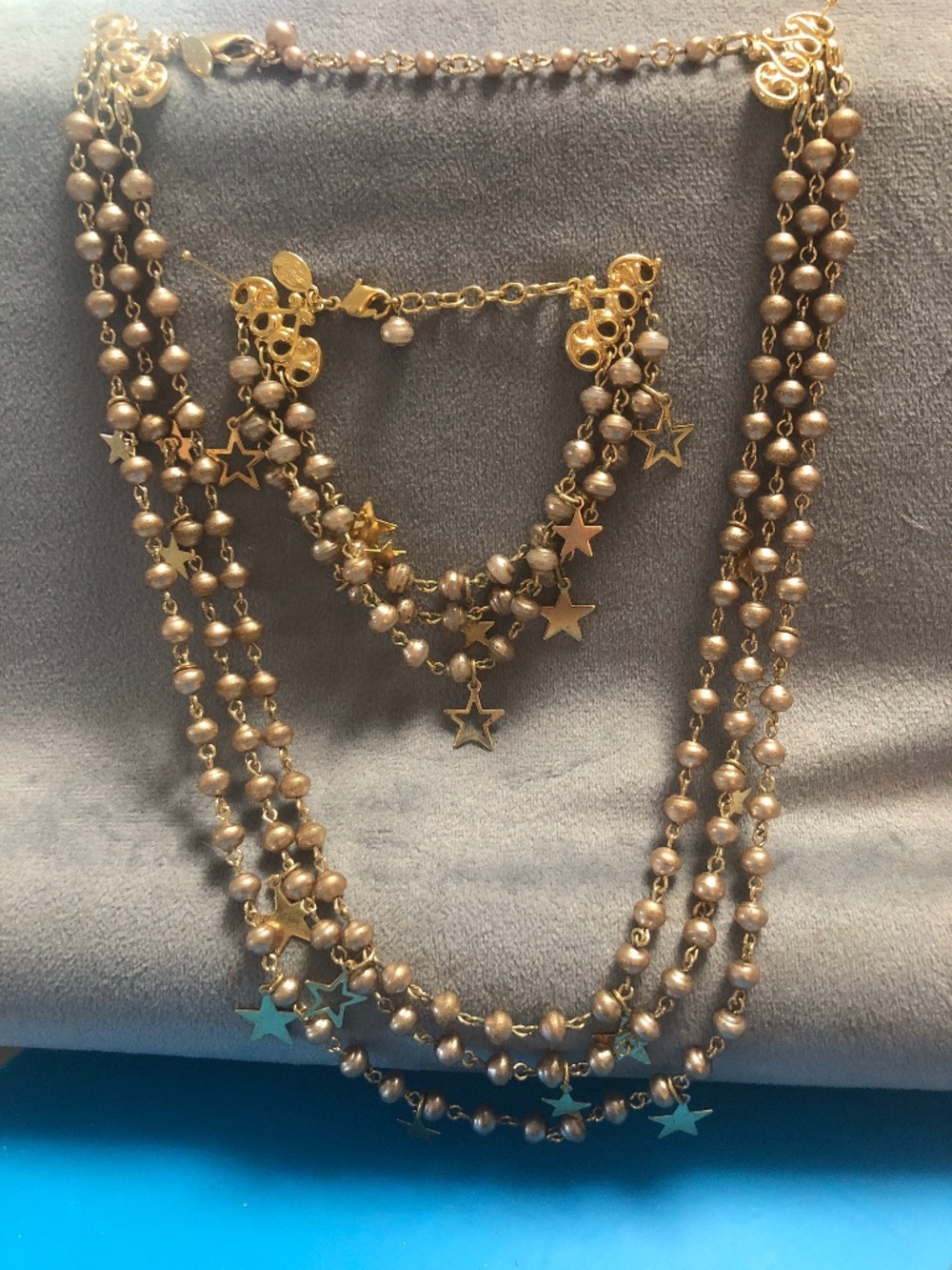 Kirk’s Folly Moon and Stars Necklace and Bracelet Set